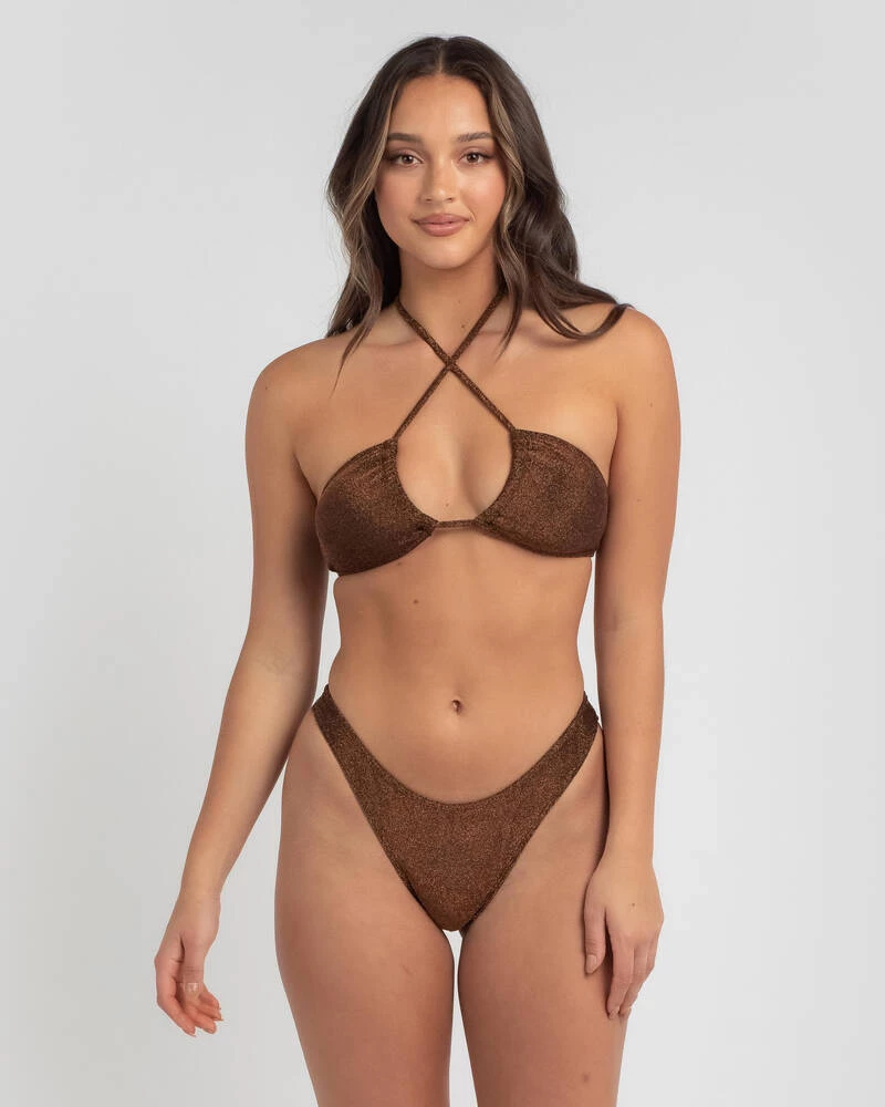 Best deal ๐งจ Kaiami Nova Sparkle Triangle ๐ Bikini Top Chocolate Sparkle โค๏ธ 3 Best deal ๐งจ Kaiami Nova Sparkle Triangle ๐ Bikini Top Chocolate Sparkle โค๏ธ - Image 3