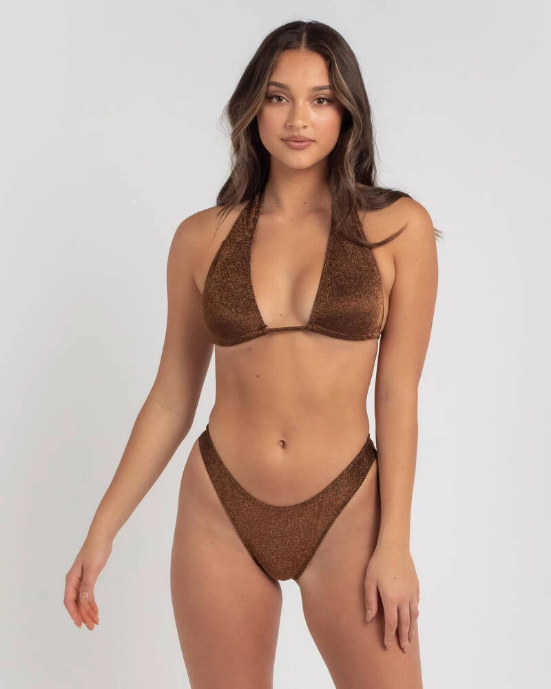Best deal ๐งจ Kaiami Nova Sparkle Triangle ๐ Bikini Top Chocolate Sparkle โค๏ธ 4 Best deal ๐งจ Kaiami Nova Sparkle Triangle ๐ Bikini Top Chocolate Sparkle โค๏ธ - Image 4