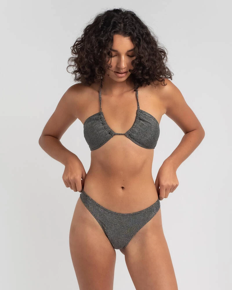 Wholesale โจ Kaiami Nova Sparkle High Cut ๐ Bikini Bottom Gunmetal Sparkle ๐ 3 Wholesale โจ Kaiami Nova Sparkle High Cut ๐ Bikini Bottom Gunmetal Sparkle ๐ - Image 3