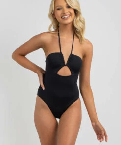 Promo 👏 Kaiami Wren One Piece 🩱 Swimsuit Black 🔥