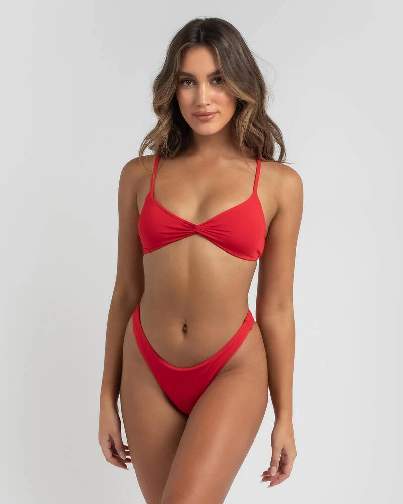 Discount 🛒 Topanga Kenny Twist Bralette 👙 Bikini Top Chilli Red 🎁 1 Discount 🛒 Topanga Kenny Twist Bralette 👙 Bikini Top Chilli Red 🎁