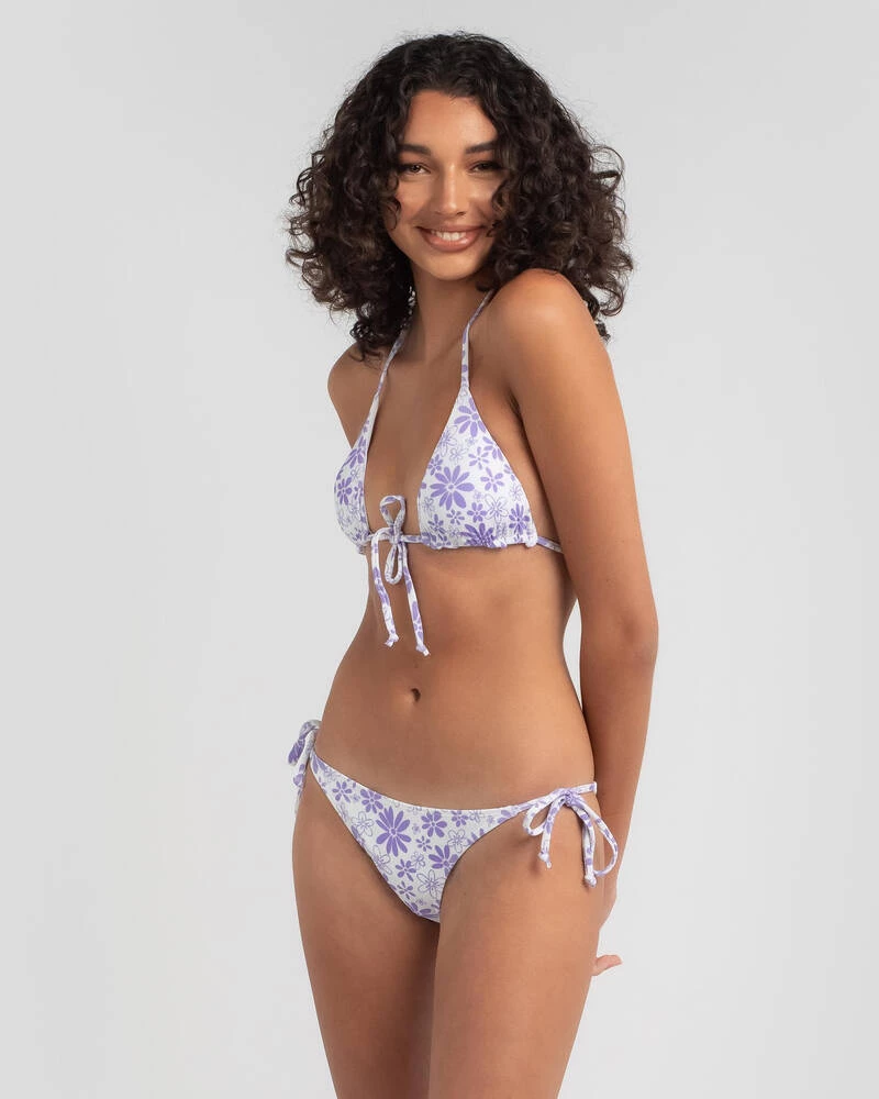 Flash Sale ⭐ Topanga Hyacinth Rib Triangle 👙 Bikini Top White/purple 👍 4 Flash Sale ⭐ Topanga Hyacinth Rib Triangle 👙 Bikini Top White/purple 👍 - Image 4