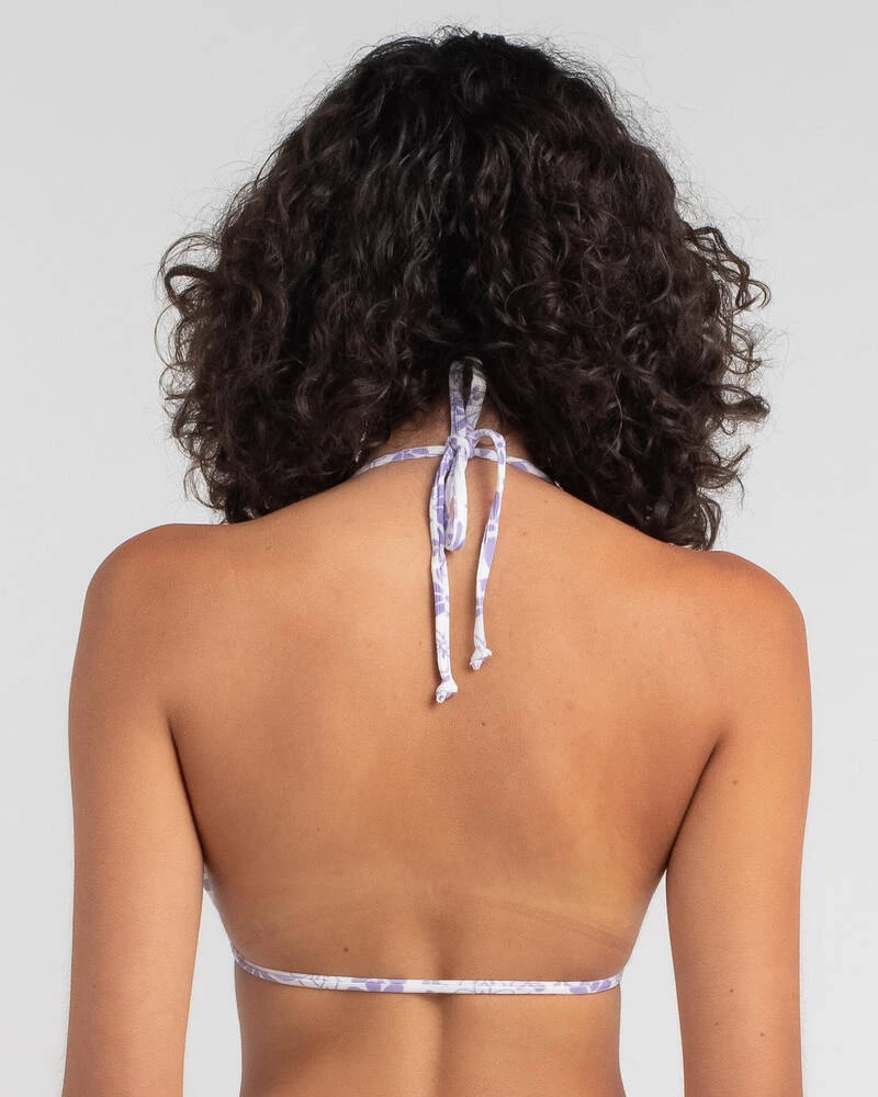 Flash Sale ⭐ Topanga Hyacinth Rib Triangle 👙 Bikini Top White/purple 👍 5 Flash Sale ⭐ Topanga Hyacinth Rib Triangle 👙 Bikini Top White/purple 👍 - Image 5