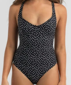 Brand new 🤩 Topanga Stacy One Piece 🩱 Swimsuit Black/white ✔️ -Hot Sale Citybeach Store 20328388 01 RT XL