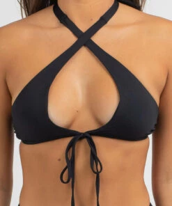 Discount ✨ Kaiami Claudia Wrap Bralette 👙 Bikini Top Black ✨ -Hot Sale Citybeach Store 20328786 01 RT XL