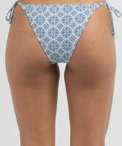 Wholesale ✔️ Rhythm Nahla Itsy Tie Side 👙 Bikini Bottom White 🛒 -Hot Sale Citybeach Store 20328803 01 LT XL