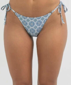 Wholesale ✔️ Rhythm Nahla Itsy Tie Side 👙 Bikini Bottom White 🛒 -Hot Sale Citybeach Store 20328803 01 RT XL