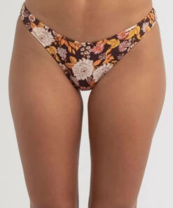 Buy 🎉 Rhythm Matilda High Cut 👙 Bikini Bottom Chocolate 👍 -Hot Sale Citybeach Store 20328809 01 RT XL