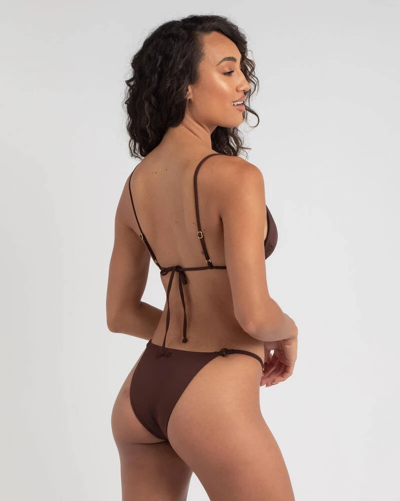 Best deal 😍 Rhythm Ring Slide Triangle 👙 Bikini Top Chocolate 🌟 2 Best deal 😍 Rhythm Ring Slide Triangle 👙 Bikini Top Chocolate 🌟 - Image 2