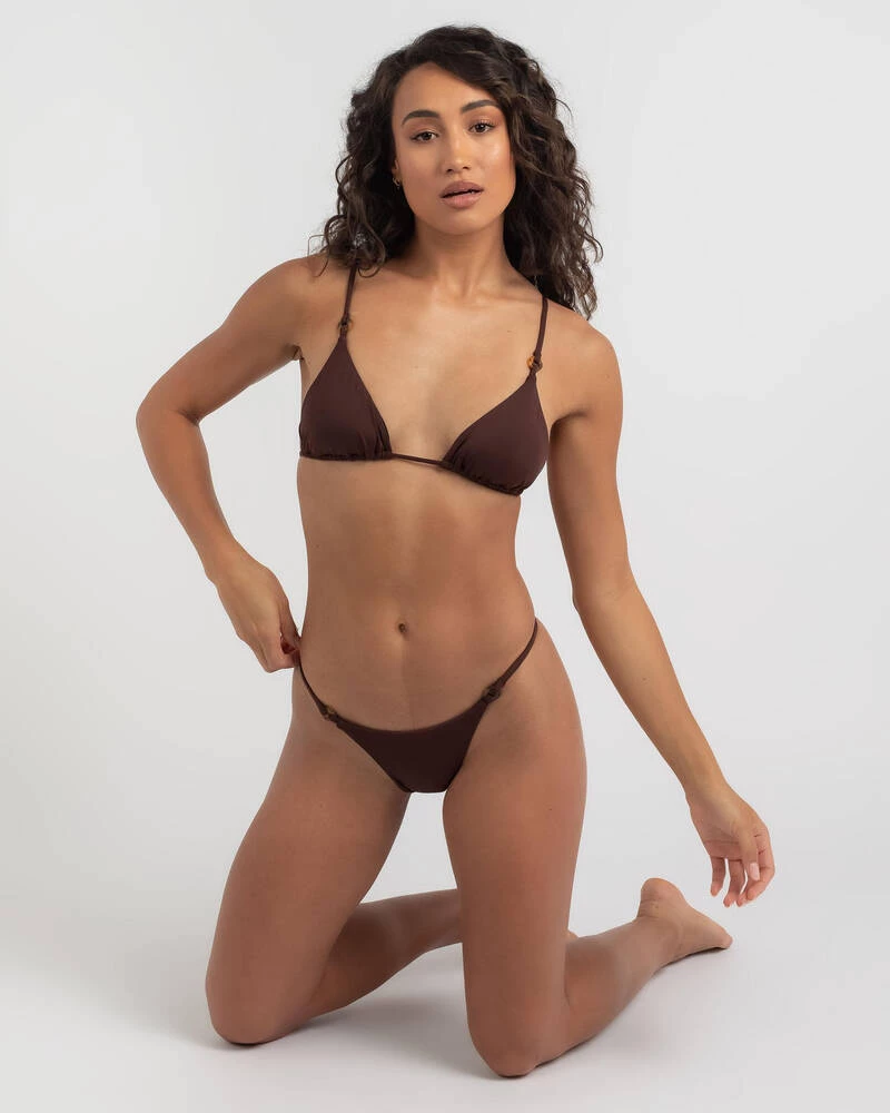 Best deal 😍 Rhythm Ring Slide Triangle 👙 Bikini Top Chocolate 🌟 1 Best deal 😍 Rhythm Ring Slide Triangle 👙 Bikini Top Chocolate 🌟