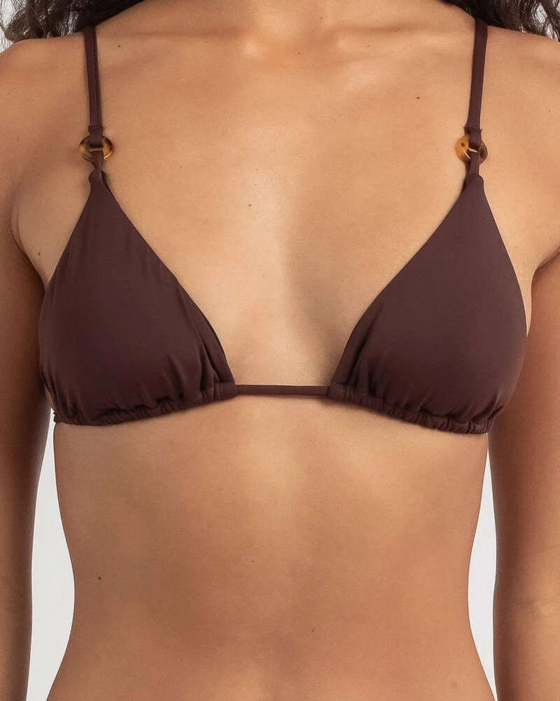 Best deal 😍 Rhythm Ring Slide Triangle 👙 Bikini Top Chocolate 🌟 4 Best deal 😍 Rhythm Ring Slide Triangle 👙 Bikini Top Chocolate 🌟 - Image 4