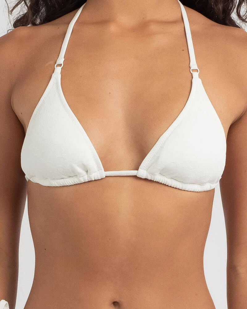 Buy 👏 Rhythm Isabella Slide Triangle 👙 Bikini Top White 🛒 4 Buy 👏 Rhythm Isabella Slide Triangle 👙 Bikini Top White 🛒 - Image 4