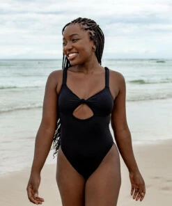 Deals 😀 Topanga Matilda Knot One Piece 🩱 Swimsuit Black 🤩