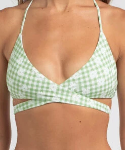Best reviews of 🔥 Kaiami Betsy Wrap Bralette 👙 Bikini Top Pistachio 🔥 -Hot Sale Citybeach Store 20328909 01 TP XL