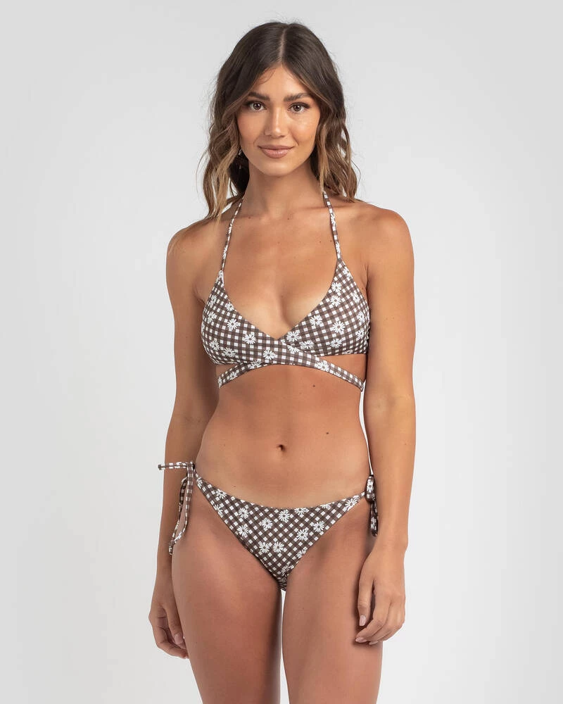 Budget 👍 Kaiami Betsy Wrap Bralette 👙 Bikini Top Chocolate ⭐ 1 Budget 👍 Kaiami Betsy Wrap Bralette 👙 Bikini Top Chocolate ⭐