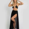 Hot Sale 😍 Kaiami Cynthia Beach Sarong Black ⭐
