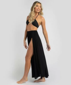 Hot Sale 😍 Kaiami Cynthia Beach Sarong Black ⭐ -Hot Sale Citybeach Store 20329053 02 RT XL