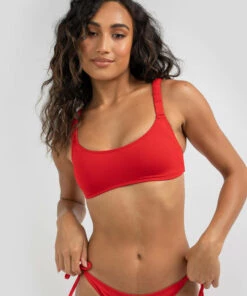 Deals 🔔 Topanga Mikki Bralette 👙 Bikini Top Chilli Red 😍