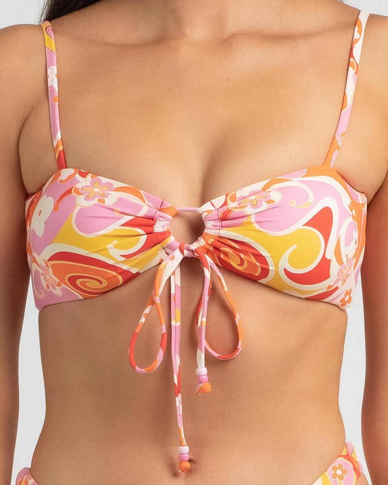 Buy 🎉 Topanga Dolly Tie Bandeau 👙 Bikini Top Pink/red ✨ 4 Buy 🎉 Topanga Dolly Tie Bandeau 👙 Bikini Top Pink/red ✨ - Image 4