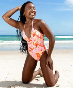 Buy 👏 Topanga Dolly One Piece 🩱 Swimsuit Pink / Red 🎁