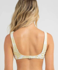 Best Pirce 🌟 Rip Curl 🌞 Summer Vacay Bralette 👙 Bikini Top Light Yellow 🛒 -Hot Sale Citybeach Store 20330197 01 LT XL