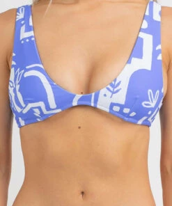 Promo 💯 Rip Curl ☀️ Summer Vacay Bralette 👙 Bikini Top Blue 🔥 -Hot Sale Citybeach Store 20330197 02 RT XL