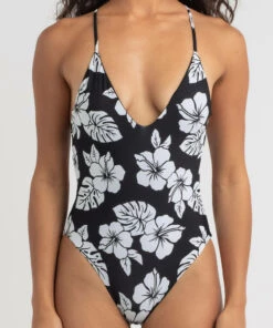 Flash Sale 👍 Topanga Lola Strappy One Piece 🩱 Swimsuit Black/white ✨ -Hot Sale Citybeach Store 20330281 01 RT XL