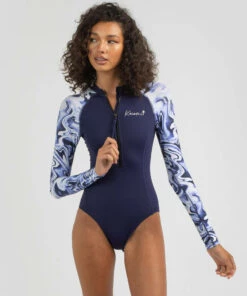 New 😀 Kaiami Pixie Long Sleeve Surfsuit Ink ⌛