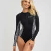 New 💯 Kaiami Camille Long Sleeve Surfsuit Black 🎁