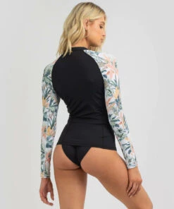 Cheap 😉 Kaiami Abacos Long Sleeve Rash Vest Black 😍 -Hot Sale Citybeach Store 20330317 01 LT XL