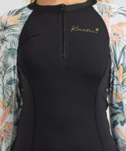 Cheap 😉 Kaiami Abacos Long Sleeve Rash Vest Black 😍 -Hot Sale Citybeach Store 20330317 01 RT XL