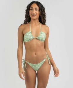 Wholesale 🌟 Topanga Ruthie Ring Classic 👙 Bikini Bottom White/green 👏 -Hot Sale Citybeach Store 20330334 01 LT XL