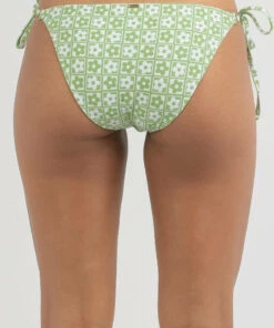 Wholesale 🌟 Topanga Ruthie Ring Classic 👙 Bikini Bottom White/green 👏 -Hot Sale Citybeach Store 20330334 01 RT XL