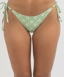 Wholesale 🌟 Topanga Ruthie Ring Classic 👙 Bikini Bottom White/green 👏 -Hot Sale Citybeach Store 20330334 01 TP XL