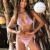 Buy 😉 Topanga Harlow Triangle 👙 Bikini Top Pink 👍