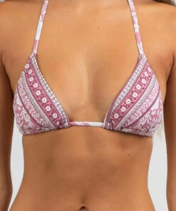 Buy 😉 Topanga Harlow Triangle 👙 Bikini Top Pink 👍 -Hot Sale Citybeach Store 20330339 02 RT XL