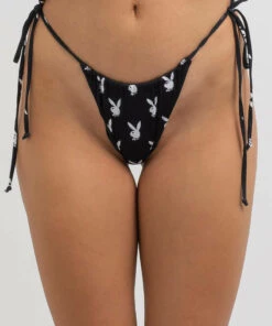 Flash Sale โญ Playboy Bunny Tie Side ๐ Bikini Bottom Black ๐ 8 Flash Sale โญ Playboy Bunny Tie Side ๐ Bikini Bottom Black ๐ -Hot Sale Citybeach Store 20330419 01 RT XL
