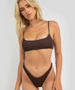 Best reviews of ✔️ Rhythm Wave Break Crop 👙 Bikini Top Chocolate 💯