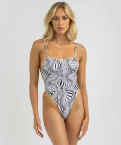 Coupon 🛒 Kaiami Salem One Piece 🩱 Swimsuit Wht/blk ⭐ -Hot Sale Citybeach Store 20333606 01 TP XL
