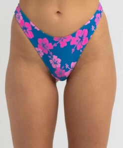 New 🎉 Topanga Laina High Cut 👙 Bikini Bottom Blue 😀 -Hot Sale Citybeach Store 20333767 02 RT XL