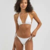 Best deal 🛒 Billabong Sunrays Elongated Triangle 👙 Bikini Top White 😍