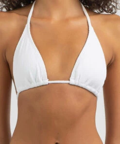 Best deal 🛒 Billabong Sunrays Elongated Triangle 👙 Bikini Top White 😍 -Hot Sale Citybeach Store 20335118 01 RT XL