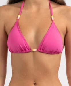 Best deal 🧨 Topanga Benny Beaded Triangle 👙 Bikini Top Raspberry 🛒 -Hot Sale Citybeach Store 20335356 02 RT XL