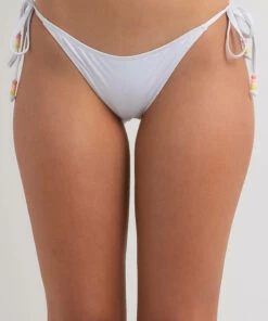 Promo 🤩 Topanga Benny Beaded Classic 👙 Bikini Bottom White ❤️ -Hot Sale Citybeach Store 20335358 01 RT XL