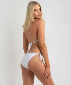Promo 🤩 Topanga Benny Beaded Classic 👙 Bikini Bottom White ❤️ -Hot Sale Citybeach Store 20335358 01 TP XL