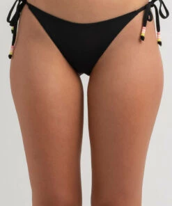 Brand new 👍 Topanga Benny Beaded Classic 👙 Bikini Bottom Black ✨ -Hot Sale Citybeach Store 20335419 01 RT XL