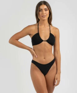 Buy 🎁 Kaiami Nova Triangle 👙 Bikini Top Black Sparkle 🔥