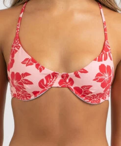 Budget ⌛ Topanga Moana Balconette 👙 Bikini Top Pink 🎁 -Hot Sale Citybeach Store 20335571 01 RT XL 1