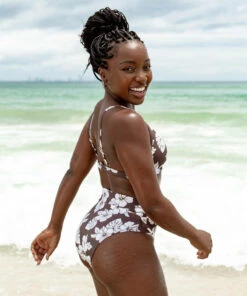 Wholesale 🧨 Topanga Moana High Waist 👙 Bikini Bottom Chocolate ✔️