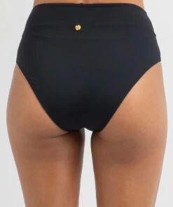 Budget 😀 Kaiami Rita High Waist 👙 Bikini Bottom Black 🎁 -Hot Sale Citybeach Store 20335598 01 TP XL